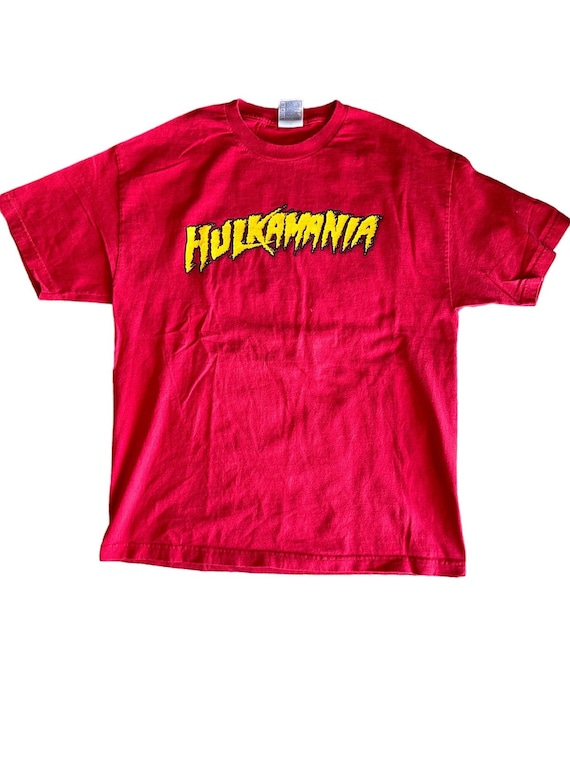 Vintage 2002 WWE Hulkamania Red XL AAA Hulk Hogan… - image 1