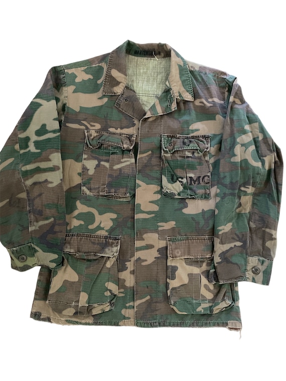 US Military Marine Corp Issued Green Camouflage Fi