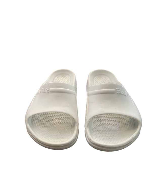 Price Reduced Birkenstock Birkis White Slides Mens 8 Womens 10 Etsy