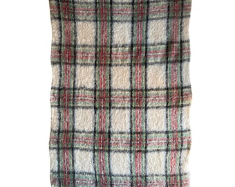Vintage Hudson’s Bay Company 100% Mohair Scotland Made 63” x 42” Throw
