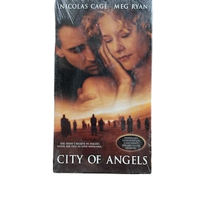 Vintage 1998 Sealed City of Angels VHS Starring Nicholas Cage and Meg Ryan