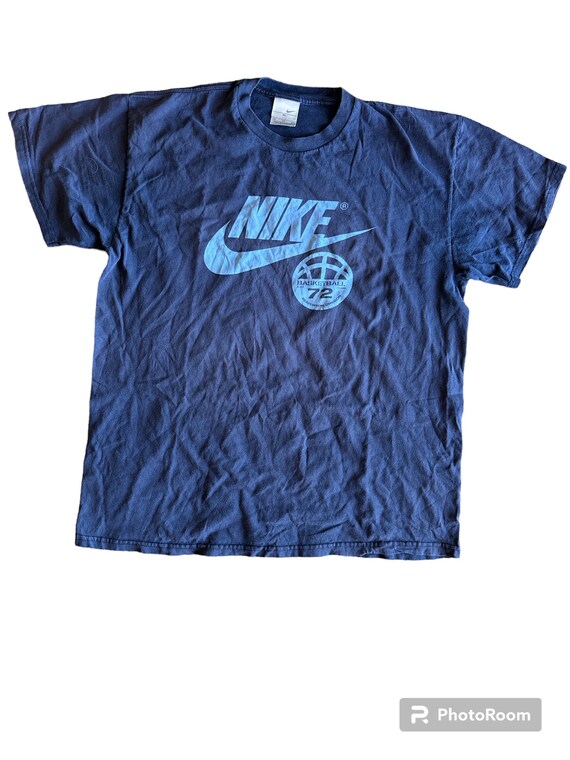 True Vintage 90’s Nike XL Blue Tshirt with Lighter