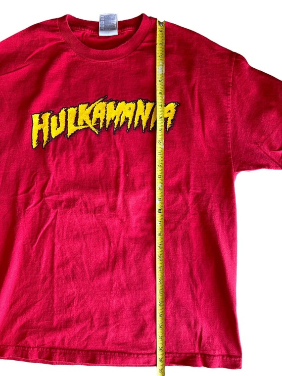 Vintage 2002 WWE Hulkamania Red XL AAA Hulk Hogan… - image 8