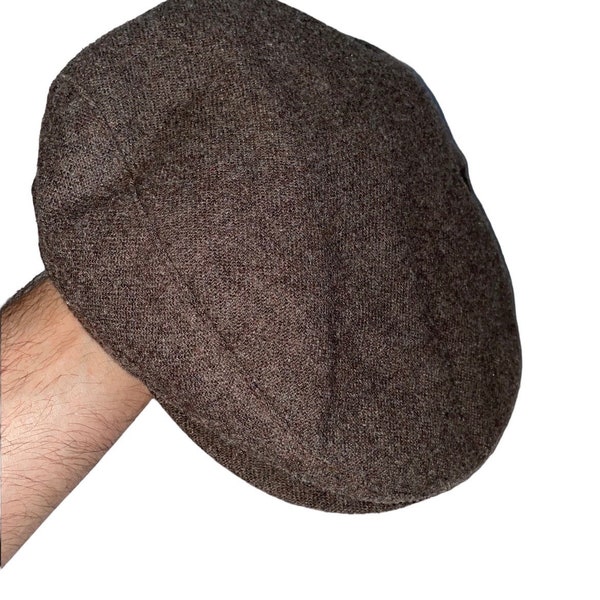 Price Reduced! True Vintage Thinsulate Made in the USA Large Brown Insulated Newsboy Hat