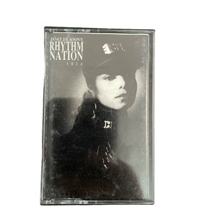True Vintage Janet Jackson Rhythm Nation 1814 1989 A&M Records Release Cassette Tape