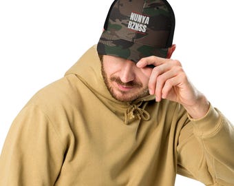Casquette trucker camouflage Nunya Bznss