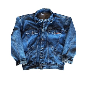 Vintage Jordache Medium Denim Blue Jean Jacket