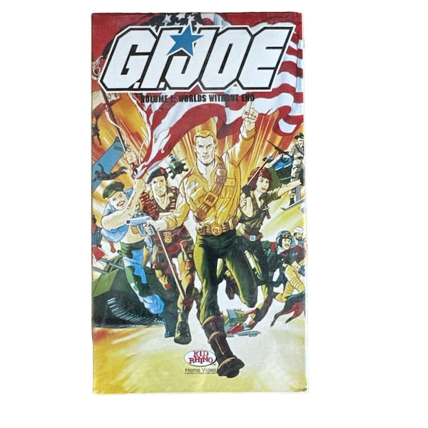 Vintage Sealed GI Joe Volume 1: World Without End 1999 Kid Rhino Home Video VHS