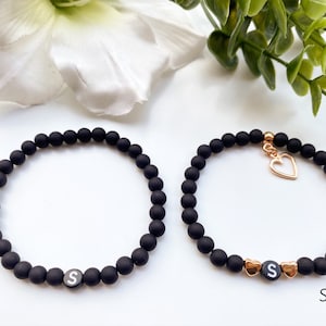 Pulsera de pareja personalizada Pulsera personalizada Pulsera con letra