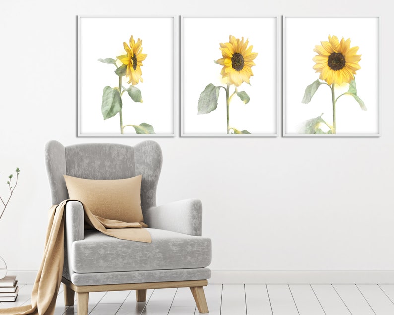 Decorating With Sunflowers In A Bedroom