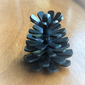 Metal Pinecone 3" Tall | Fire Pit Pinecone | Fall Decor Metal Pine Cone | Pine Cone | Fire Pit