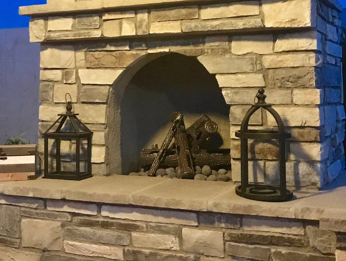 Extra Large Gas Fire Pit Log Set Steel Logs Fire Pit Logs Etsy