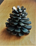 Metal Pinecone | Fire Pit Pinecone | Fall Decor Metal Pine Cone | Steel Log Accent Piece