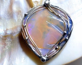 Huge opal heart - UNIKAT!