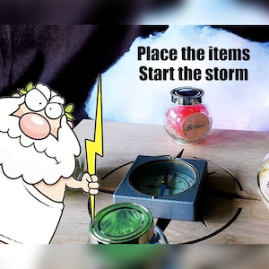 Wind Gods escape room puzzle idea (electronics package)