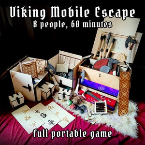 Vikings Mobile Escape – 8 people, 60 minutes (full portable game)
