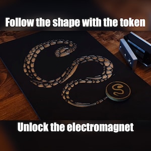 Path of the Serpent escape room puzzle idea (electronics package)