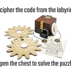 Pirate Map Puzzle escape room prop