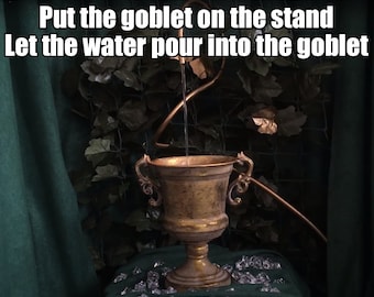 Fountain of Youth escape room puzzle idea (electronic package)