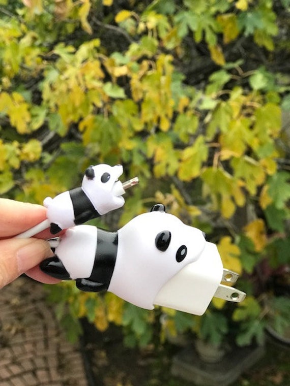 Cute Big and Small Animal Pandas Buddies Phone Cord Bites USB - Etsy UK Cute Big and Small Animal Pandas Buddies Phone Cord Bites USB - Etsy UK