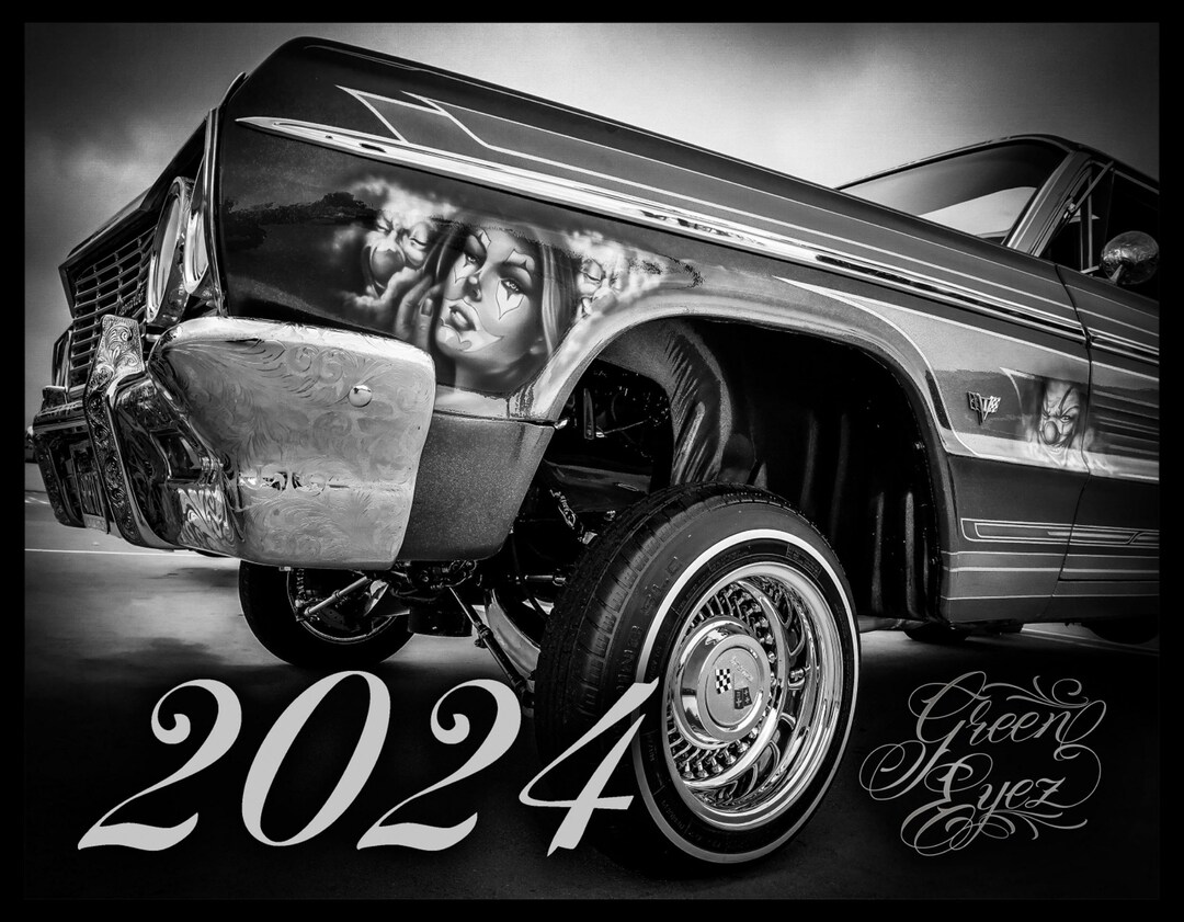 2024 Green Eyez Lowrider Calendar Etsy