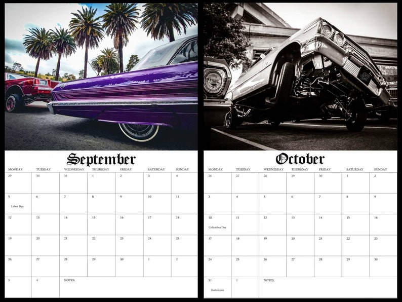 2022 Green Eyez Lowrider Calendar Etsy