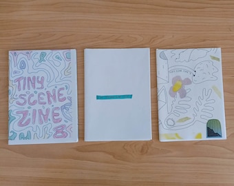 Tiny Scene Zine (zines of doodles) - by Bingo Print Shop