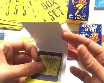 Box Set: X Space Man Candy Sticks - de Bingo Print Shop