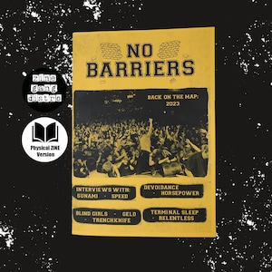 No Barriers (Hardcore-Zine) Band 1 – Back On The Map 2023 (Physical ZINE)