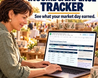 Income and Expense Tracker | Small Business Bookkeeping Spreadsheet | Google Sheets
