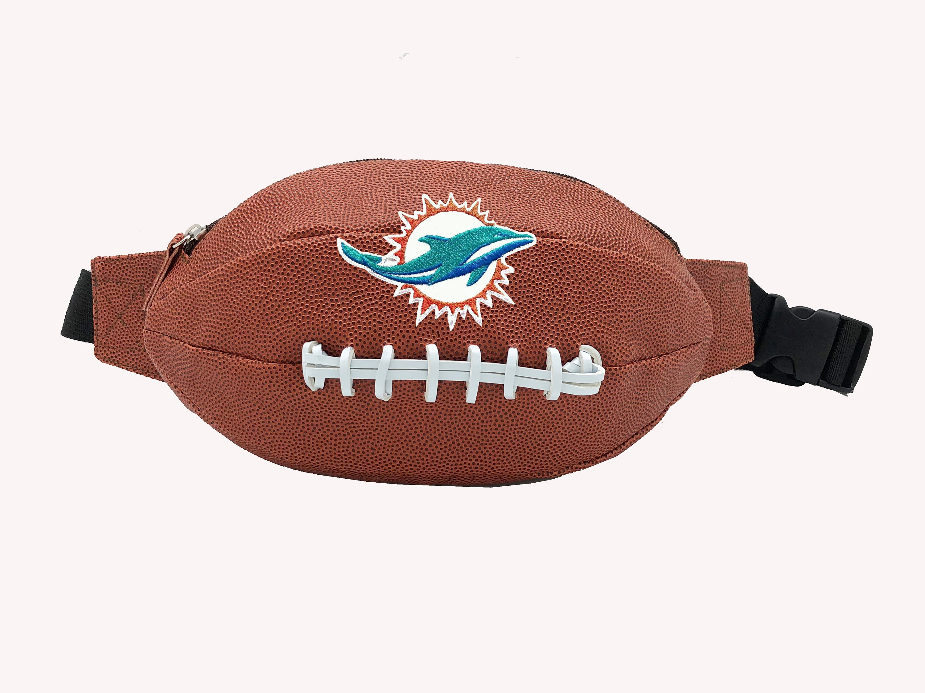 Miami Dolphins Football Shape Fanny Pack Etsy