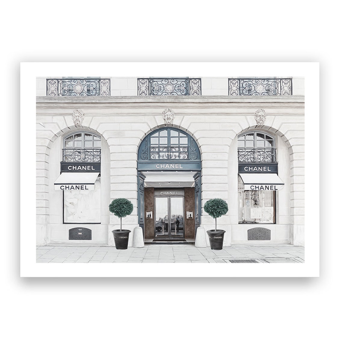 31 Rue Cambon I Premium Art Print Various Sizes Etsy