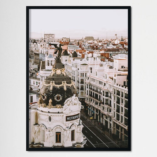 Spain Photography Print Madrid Picture Pastel Wall Art Etsy