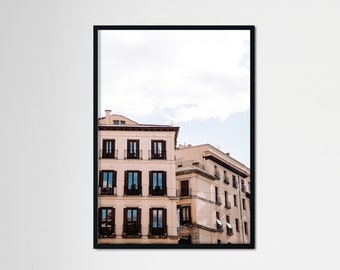 Spanish Architecture, Madrid Photography, Madrid Spain, Street Photography, Europe, Madrid Prints, Travel Prints, wall art