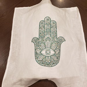 Challah Cover Eloquent Hamsa