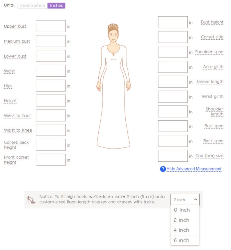 Individual size A-line silhouette Payton wedding dress. Modern style by DevotionDresses image 8