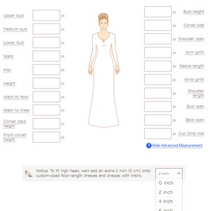 Individual size A-line silhouette Giona wedding dress. Modern style by DevotionDresses image 10