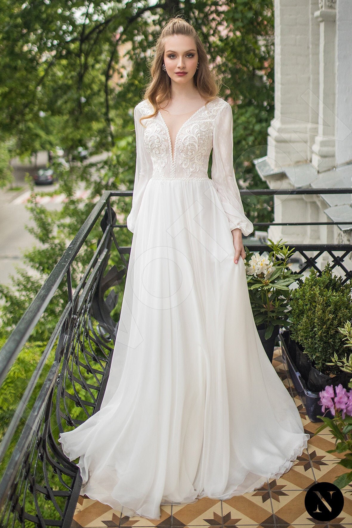 Individual Size A-line Silhouette Camilia Wedding Dress. | Etsy