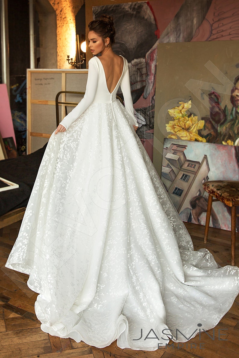 Individual size A-line silhouette Bonna wedding dress. Elegant style by DevotionDresses image 2