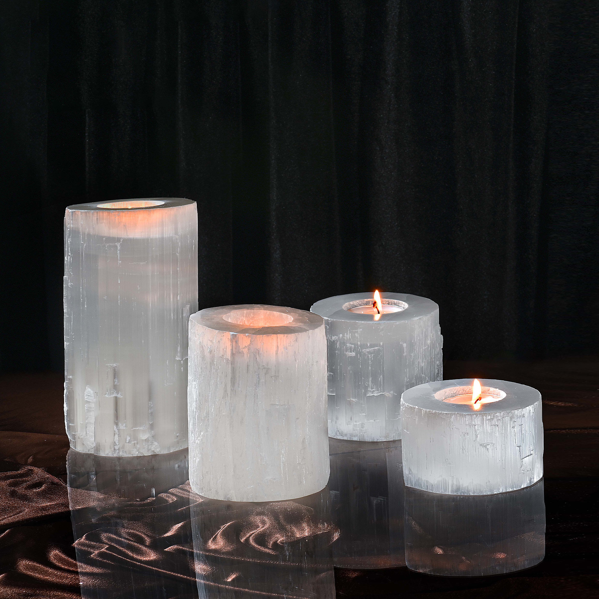 3pcs/set Glass Candle Holder, Tea Light Candle Holders,Tall Tealight Candle  Holder For Table Centerpiece ,Clear Candleholders For Pillar Candles, Floa