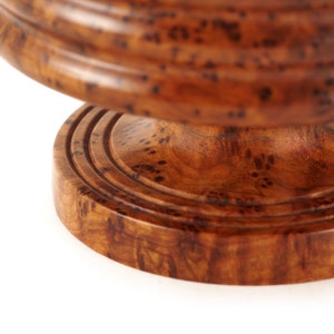 Decorative Thuya Wood Burl Veneer Coasters For Coffee Table and Home Decor Yemma Goods image 4