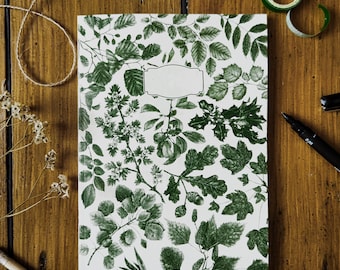 Tree Illustration Notebook - A5 Lined Notepad