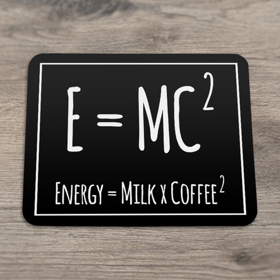 Mousepad Science Mousepad Nerd Mousepad Coffee Mousepad Funny Etsy