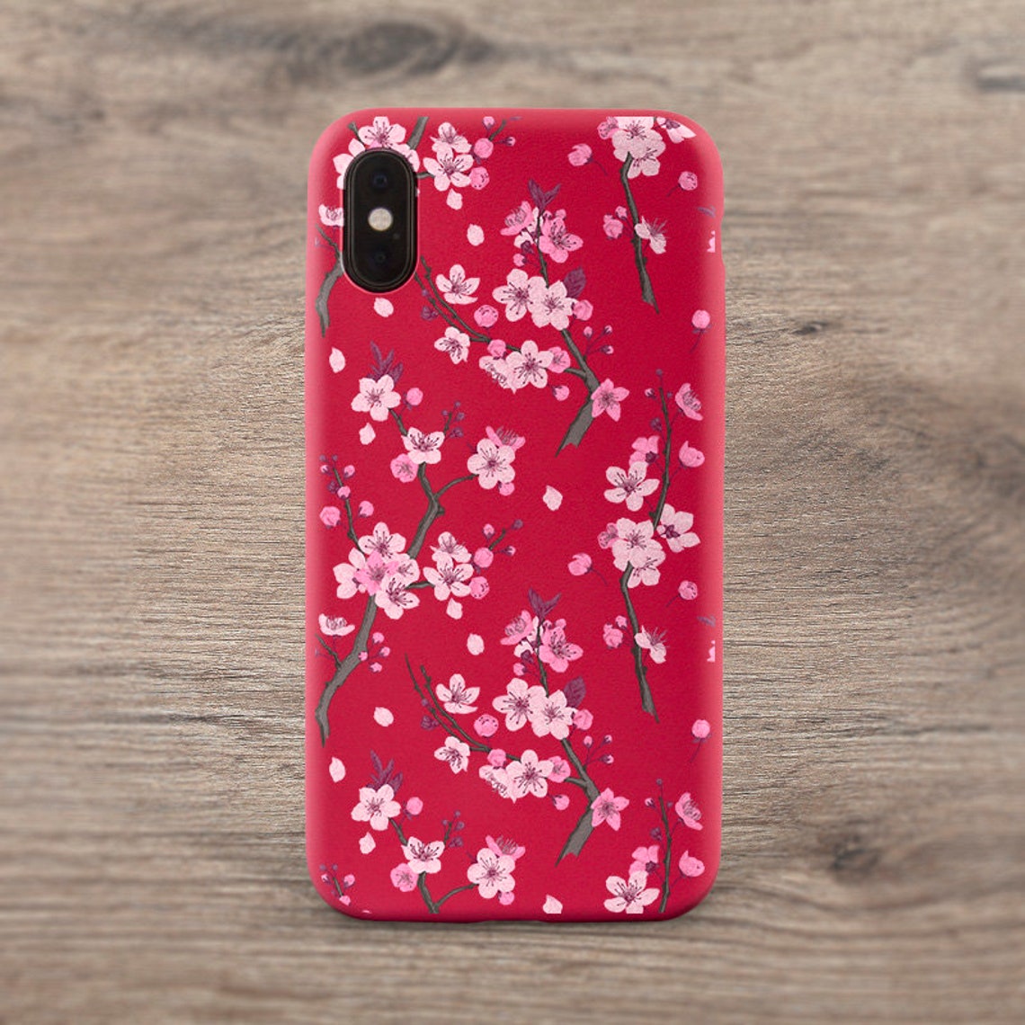 IPhone case japan Phone case sakura Black phone iPhone case Etsy