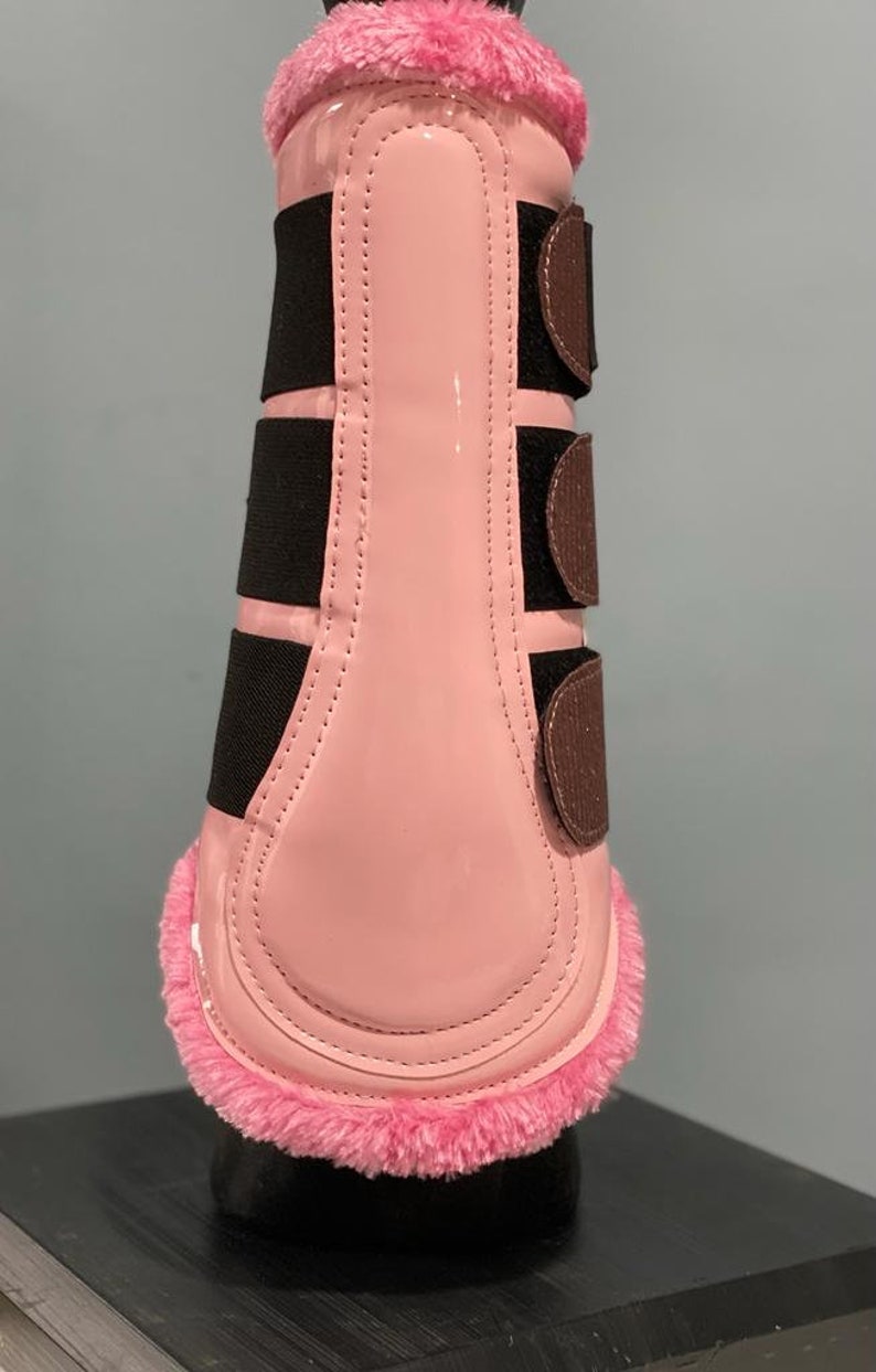 Equipride Brushing Boots for Horse Sparkly Glitter Material Etsy