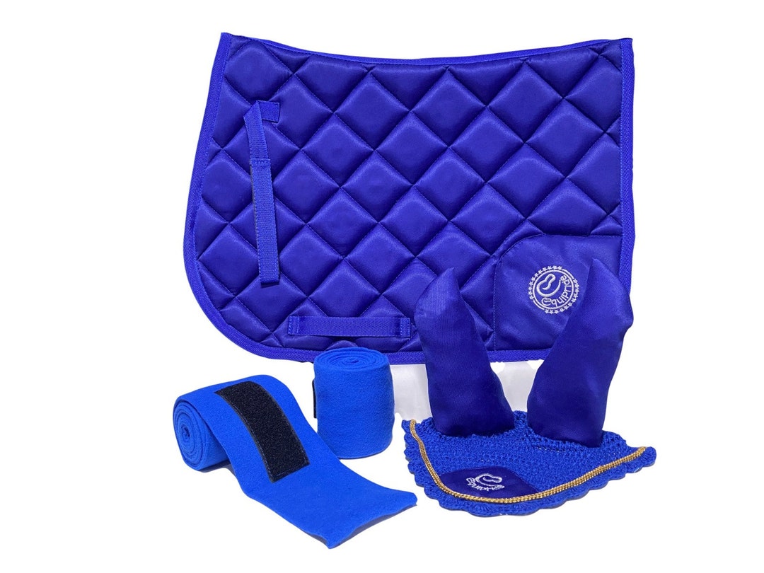 Equipride GP Saddle Pad Set With Matching Ears & Bandages Etsy UK