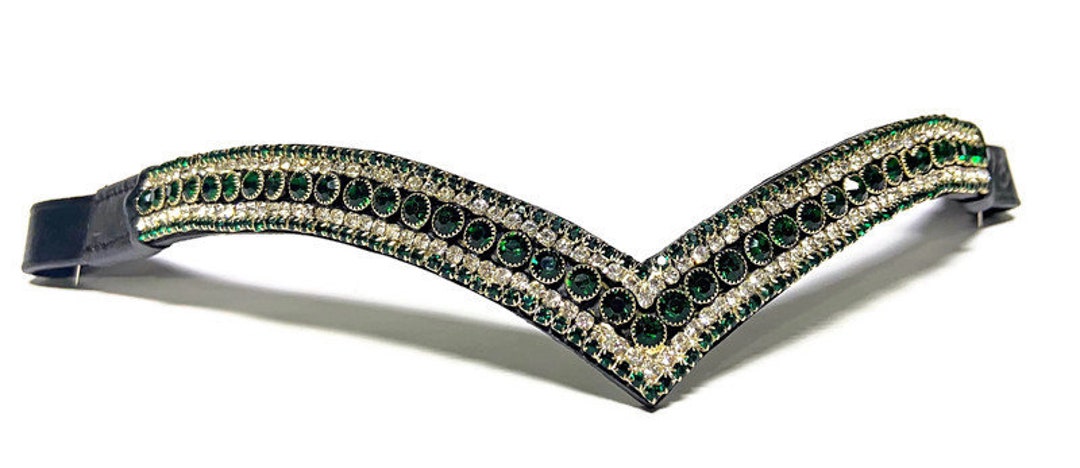 Cwell Equine New Diamante Bling Sparkly Browband 5 File di