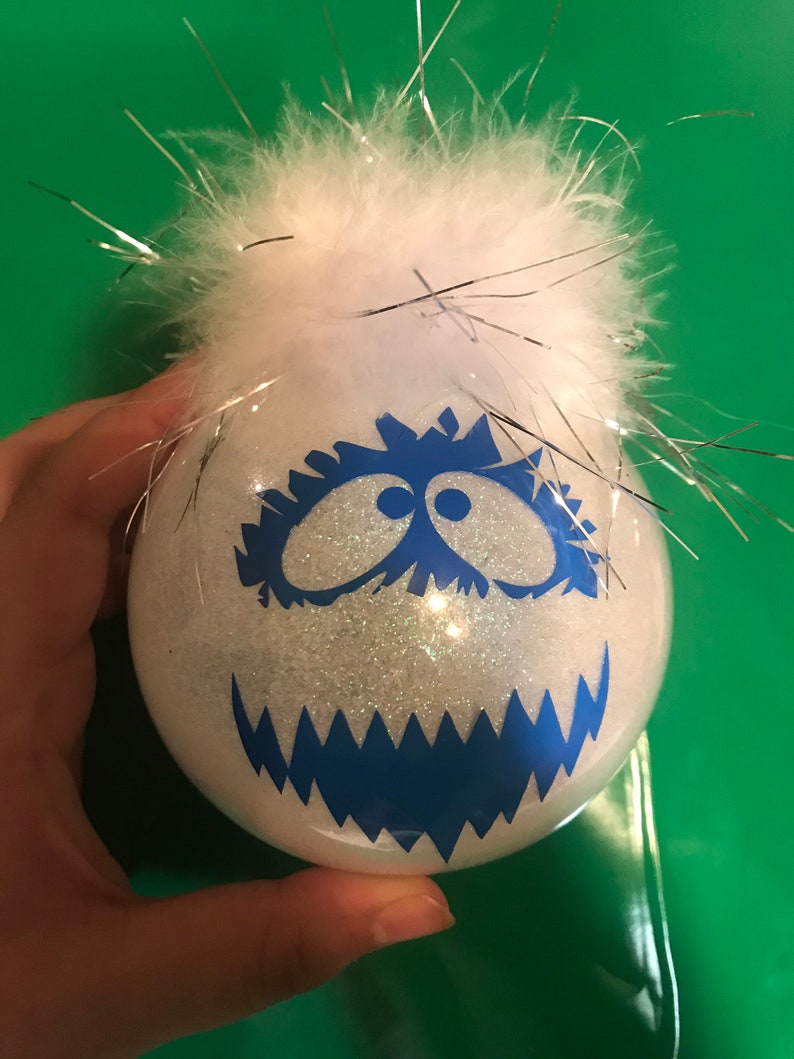 Abominable Snowman Ornament Etsy