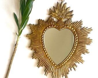 Sacred Heart Ex Voto Mirror