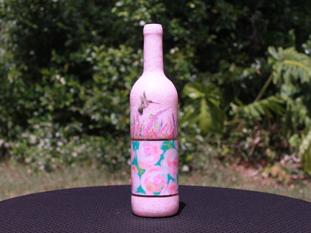 Wildflowers Wine Bottle Etsy